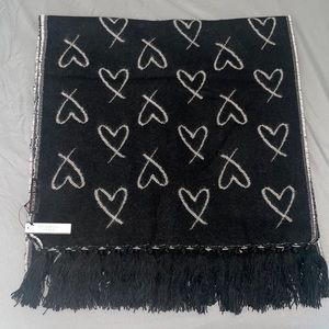 Victoria’s Secret Black wool scarf/wrap around